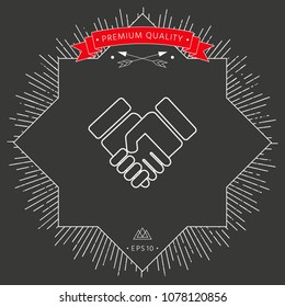 Handshake symbol icon