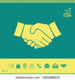 Handshake symbol icon