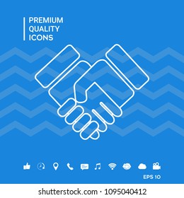 Handshake symbol icon
