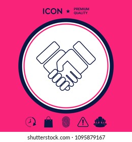 Handshake symbol icon