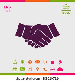Handshake symbol icon
