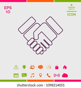 Handshake symbol icon