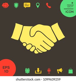 Handshake symbol icon