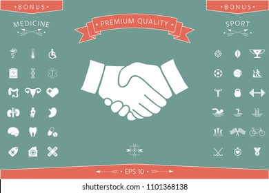 Handshake symbol icon