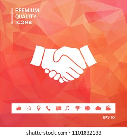 Handshake symbol icon