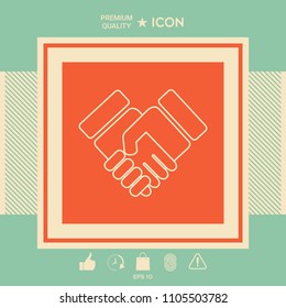 Handshake symbol icon