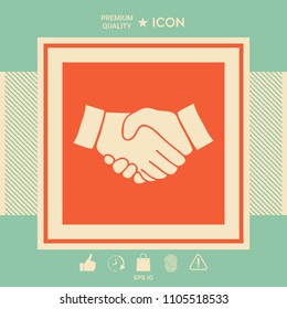 Handshake symbol icon