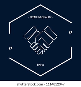 Handshake symbol icon