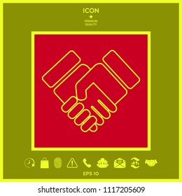 Handshake symbol icon
