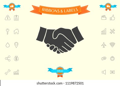 Handshake symbol icon