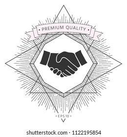 Handshake symbol icon