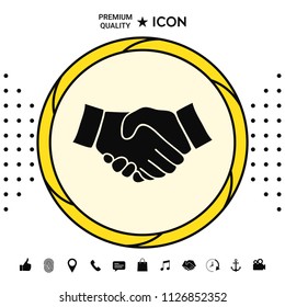 Handshake symbol icon