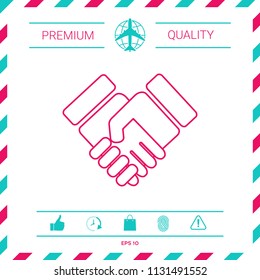 Handshake symbol icon