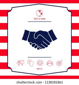 Handshake symbol icon