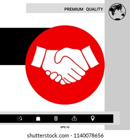 Handshake symbol icon
