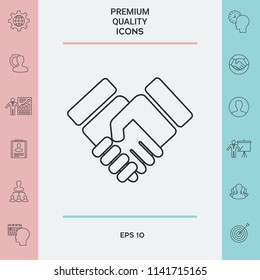 Handshake symbol icon