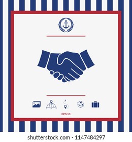 Handshake symbol icon