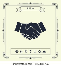 Handshake symbol icon
