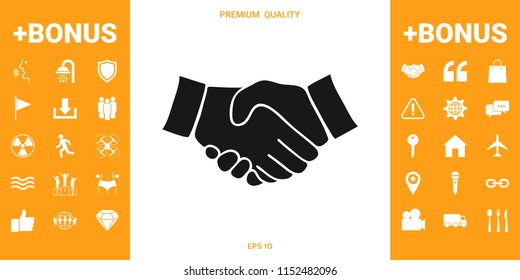 Handshake symbol icon