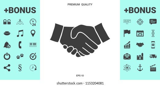 Handshake symbol icon