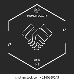 Handshake symbol icon