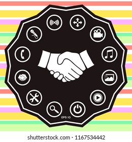 Handshake symbol icon