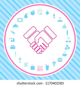 Handshake symbol icon
