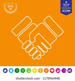 Handshake symbol icon