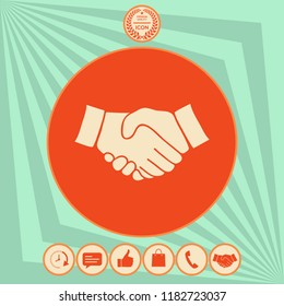 Handshake symbol icon