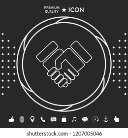 Handshake symbol icon