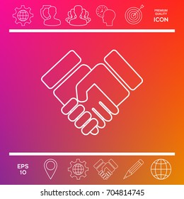 Handshake symbol icon