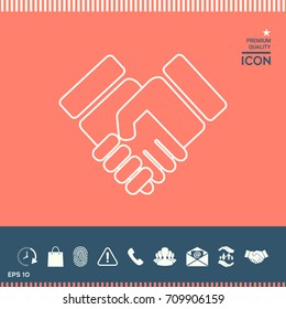 Handshake symbol icon
