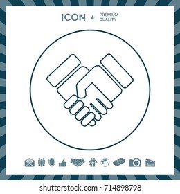 Handshake symbol icon