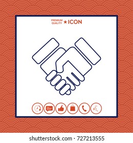 Handshake symbol icon