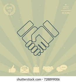 Handshake symbol icon