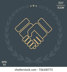Handshake symbol icon