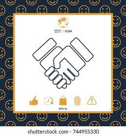 Handshake symbol icon