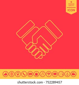 Handshake symbol icon