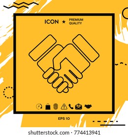 Handshake symbol icon