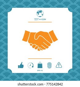 Handshake symbol icon