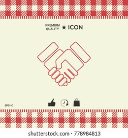 Handshake symbol icon