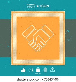Handshake symbol icon