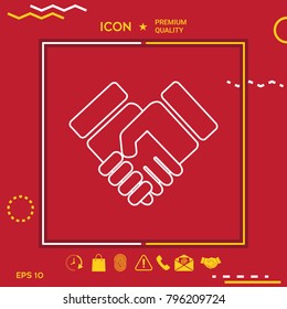 Handshake symbol icon