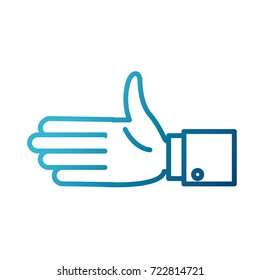 Handshake symbol isolated