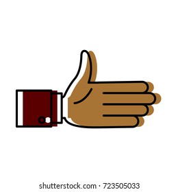 Handshake symbol isolated