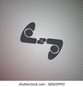 handshake symbol top view