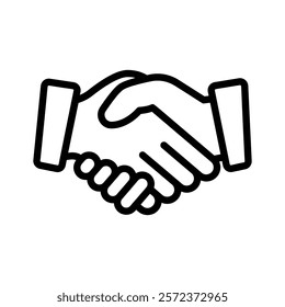 A handshake, symbolizing trust and partnership
