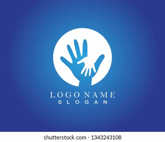 Handshake Teamwork Hands Logo vector