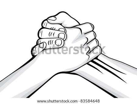 handshake two male hands