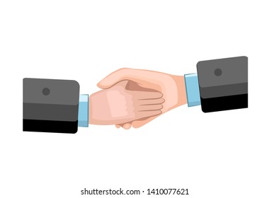 Handshake, two men shaking hands
